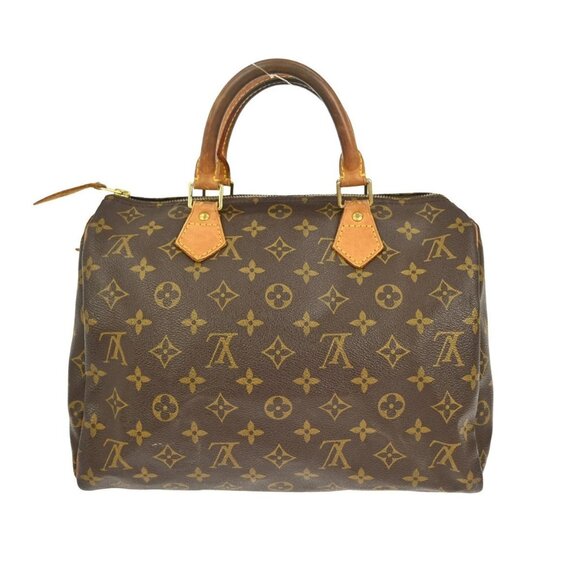 LOUIS VUITTON SPEEDY 30 HANDBAG PURSE MONOGRAM CANVAS M41526 TH0071 YQ04706 BN04 - Picture 2 of 10